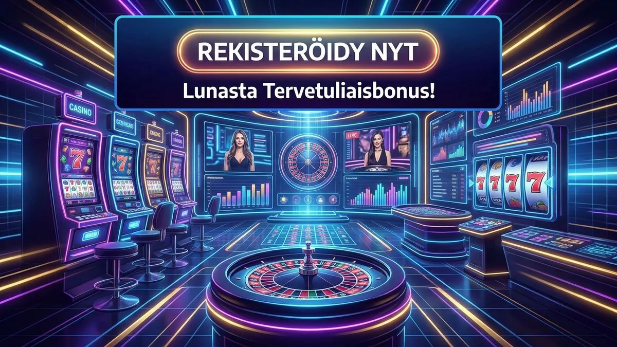 Rekisteröidy bonuksen kanssa